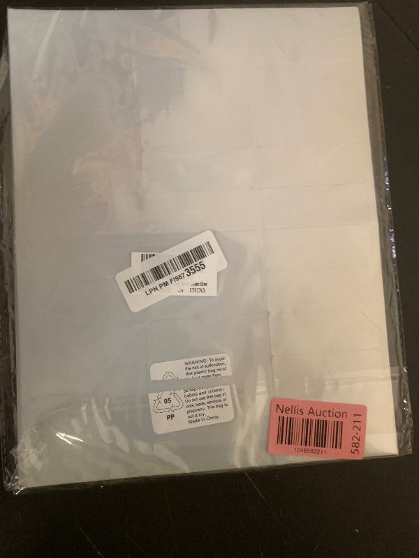 Photo 1 of 1" x 2-5/8" Address Labels- Matte Silver Mailing Labels Stickers for Laser/Inkjet Printer-Permanent Adhesive Stickers