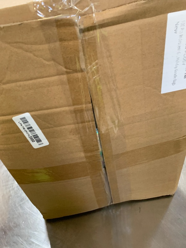 Photo 1 of 100 Pcs Iridescent Glossy Gift Bags Medium Size, 8x4x10 In Holographic Reusable Gift Bags with Handles & Sturdy Base, Ideal for Birthday, Wedding, Bachelorette, Party Favors, Holiday Goodie Bag