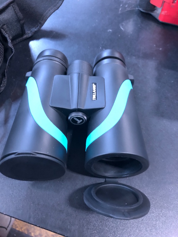 Photo 1 of 15x55 HD Binoculars for Adults – High Powered Large View, BAK4 Prism, Waterproof & Lightweight for Bird Watching, Hiking, Travel, Cruise, Sports with Phone Adapter (Blue)