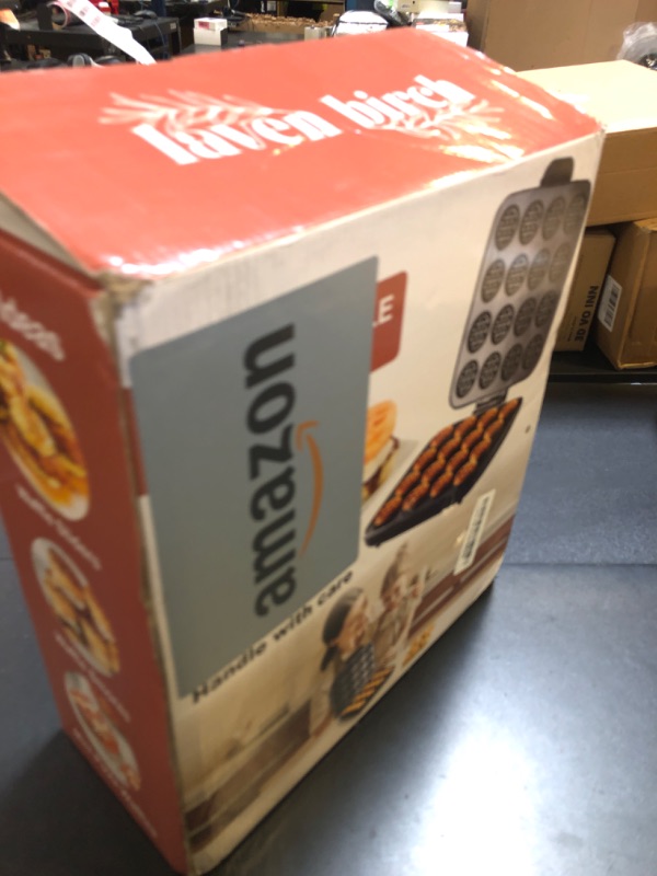 Photo 1 of 16 PCS Mini Waffle Maker Machine, Nonstick Waffles Iron Quick Heat-Up Surface, Simple & Easy Tiny Chaffle Baker for Home & Restaurants, Small Bites for Kids, Perfect for Breakfast, Desserts & Snacks