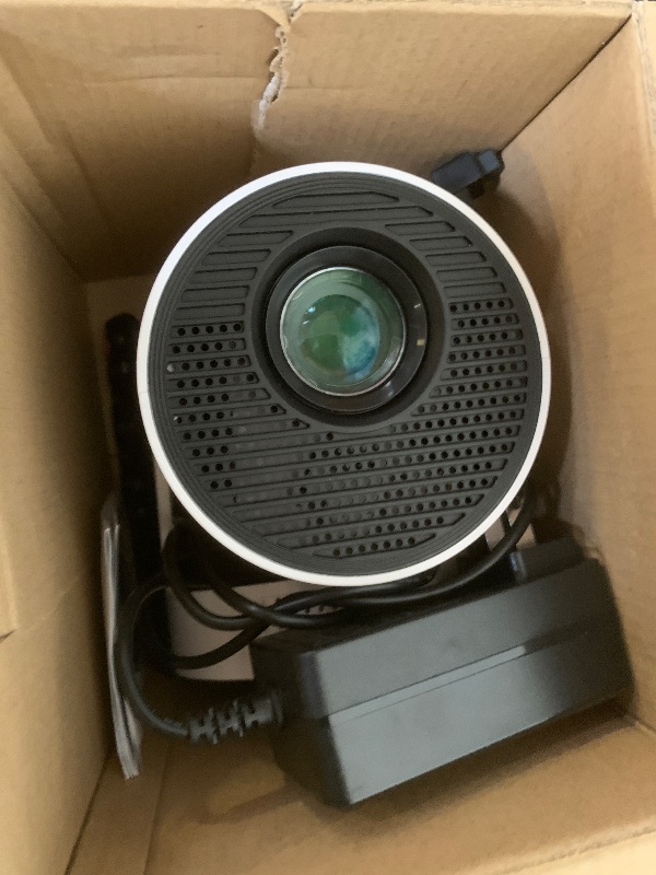 Photo 1 of [Electric Focus]Mini Portable Projector with 4K Support, Bluetooth 5.4 WIFI6, 5watt Sound Base Speaker, 260 ANSI, Android 11, 210° Rotation , Auto Keystone Correction Video Projector HY300 PLUS