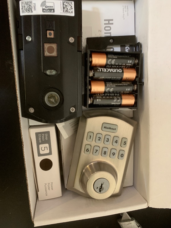 Photo 1 of Kwikset HomeConnect 620 Z-Wave Long Range Enabled Keypad Smart Lock Convenient Keyless Entry, Customizable User Codes, Ring Alarm Compatible, Hub Required, Sold Separately Satin Nickel Traditional
