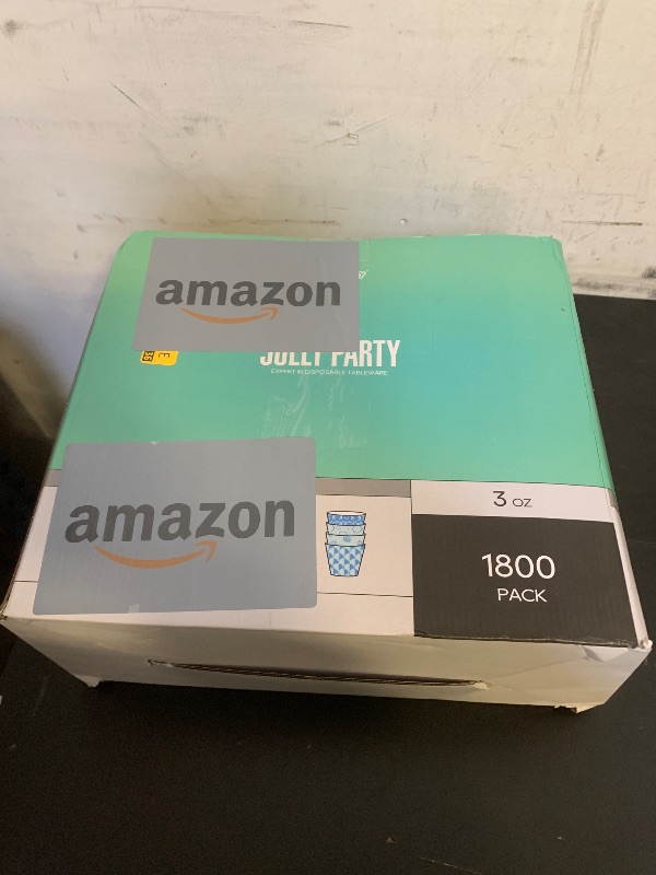 Photo 1 of [1800Pack] 3 oz Paper Cups, Small Mouthwash Cups, Disposable Bathroom Cups, Paper Cups for Party, Picnic, BBQ, Travel, and Event, Assorted designs