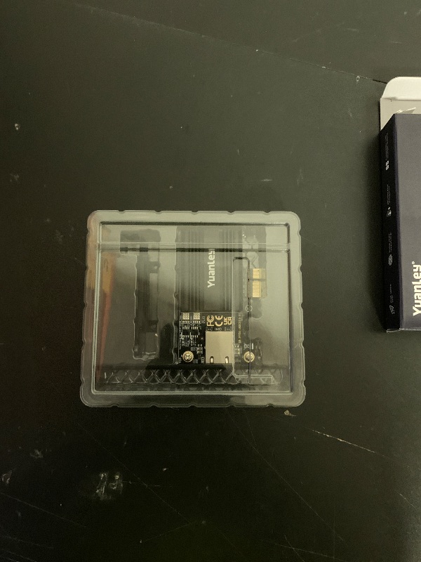 Photo 1 of 10G PCIe Network Card, YuanLey 10G Base-T Ethernet Card with Marvell AQC113 Conrtoller, PCIE to 10Gb RJ45 Ethernet Adapter NIC Compatible with PCI Express X1,X4,X8,X16, for Windows 10/11, Linux OS