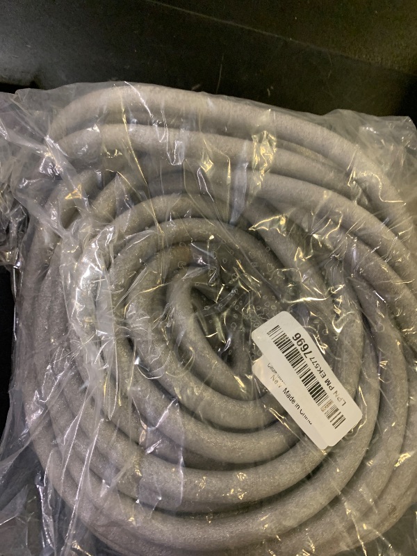 Photo 1 of 1/2" Diameter x 59' Length Backer Rod Caulk Saver Foam for Cement Caulk, Joints and Gaps and Driveway Crack (Grey)