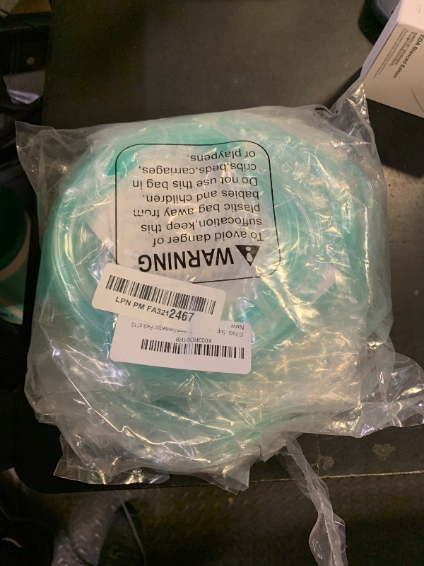 Photo 1 of 10 Pack - Super Soft Touch Vinyl Nasal Oxygen Cannula, Cushion Tip, Adult, 7' Standard Connector, Pack of 10