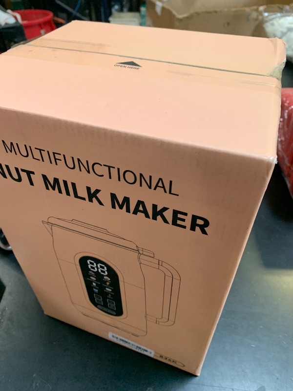 Photo 1 of 10 in 1 Nut Milk Maker Machine?42oz IMD Screen Almond Milk Maker, Soy Milk Maker with Self-Cleaning, Delay Start, Keep Warm, Automatic Plant-Based Milk Blender for Juice, smoothie, Soup, Boil Water