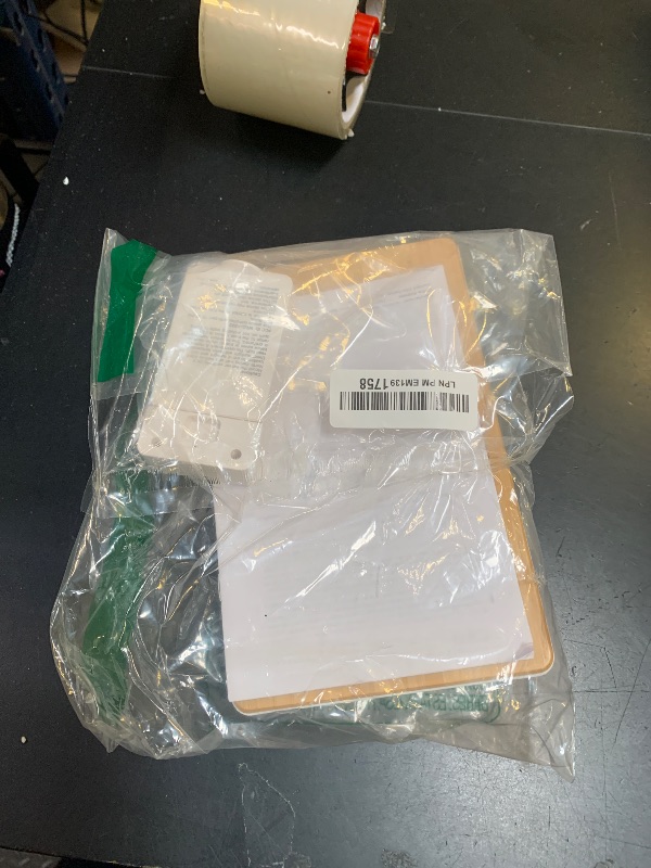 Photo 1 of *INCOMPLETE** Newentor Weather Station Wireless Indoor Outdoor Thermometer, Color Display Digital Weather Thermometer with Atomic Clock, Barometric Pressure, Forecast Station with Adjustable Backlight, Wood