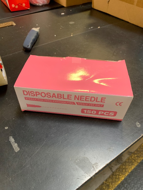 Photo 1 of 150 Pack 29 Ga 0.5 Inch Luer Lock, Lab Accessories, Industrial Dispensing Accessories, Individually Packaged