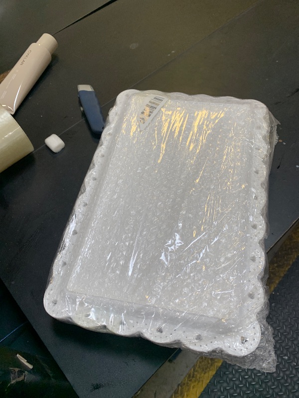 Photo 1 of 10 Pcs Cake Stand White Plastic Dessert Table Display Set 4 Pcs 3 Tired Cupcake Stand Cookie Tray Rack Serving Tray Cake Display Tower and 6 Pcs Dessert Trays for Wedding Baby Shower Tea Party (White)