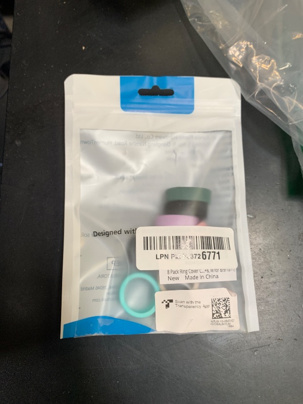 Photo 1 of 10 Pack Ring Cover Compatible with Oura Ring Gen 4/4 Ceramic, Oura Ring 3 Horizon/Heritage, Surport Charging with Cover on, Anti-Scratch Elastic Silicone Ring Protector for Men Women, M for 8/9/10/11