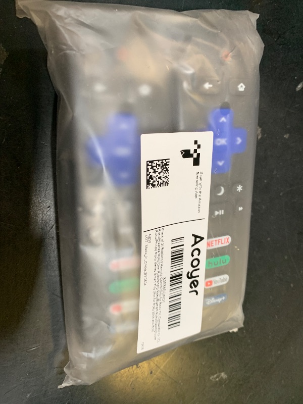 Photo 1 of (Pack of 2) Replacement Remote Control Only for Roku TV, Compatible for TCL Roku/Hisense Roku/Onn Roku/Sharp Roku/Element Roku/Westinghouse Roku/Philips Roku Smart TVs (Not for Roku Stick and Box)
