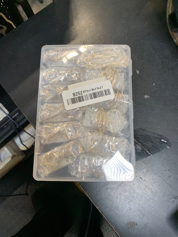 Photo 1 of 12 Pack LED Fairy Lights Battery Operated, 3m/10ft Warm White 30LED Micro Silver Wire String Lights, Firefly String Decorative Lighting for Home Party Wedding Indoor Jars Garden Christmas Decor