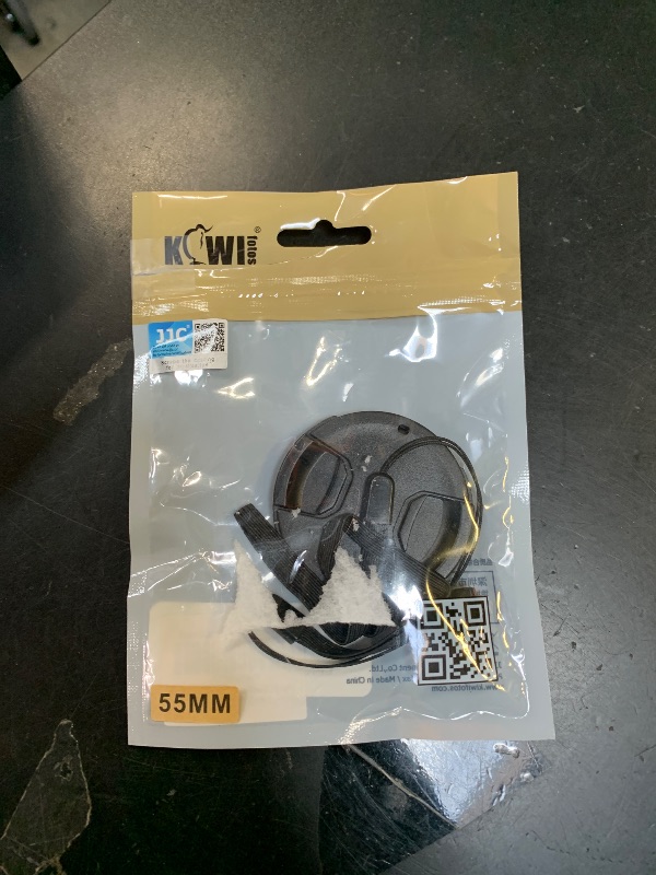 Photo 1 of 1 Pack JJC 55mm Center Pinch Front Lens Cap Cover with Elastic Lens Cap Keeper for Nikon Sony Canon Fujifilm Olympus Panasonic and Other Brand of Lenses with 55mm Filter Thread
