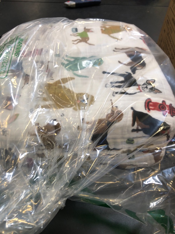 Photo 1 of Little Unicorn Premium Quilted Throw | Super Soft, Multi-Layered Muslin XL Blanket| Great for Kids & Families (Woof)