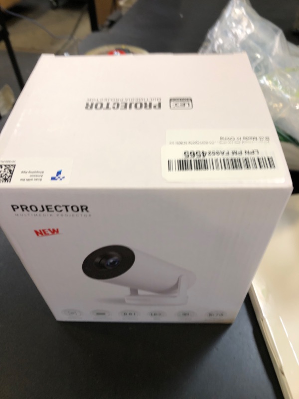 Photo 1 of [Electric Focus]Mini Portable Projector with 4K Support, Bluetooth 5.4 WIFI6, 5watt Sound Base Speaker, 260 ANSI, Android 11, 210° Rotation , Auto Keystone Correction Video Projector HY300 PLUS