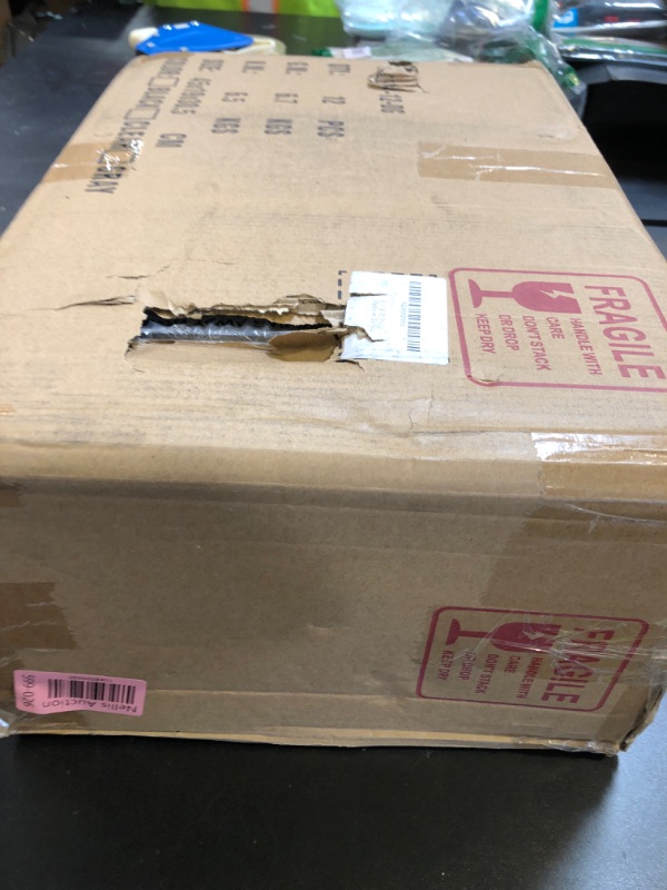 Photo 1 of 12 Pack Clear Storage Bins with Lids, 7 Quart Stackable Storage Boxes for Storage and Organization, Plastic Storage Containers with Lids, Plastic Bins with Handles for Office, Bedroom, Study Room