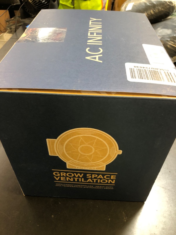 Photo 1 of AC Infinity CLOUDLINE PRO T6, Quiet 6” Inline Duct Fan with Temperature Humidity VPD Controller, WiFi Integrated App Control - Ventilation Exhaust Fan for Heating Cooling, Grow Tents, Hydroponics