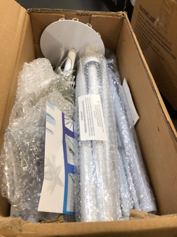 Photo 3 of Lopanbs 6FT 252LEDS Outdoor Christmas Tree Lights, Smart Cone Tall Pop Up with Star, Timer, Waterproof, APP & Remote, Music Sync, Multicolor/WarmWhite, Outside Xmas Yard Porch Decor