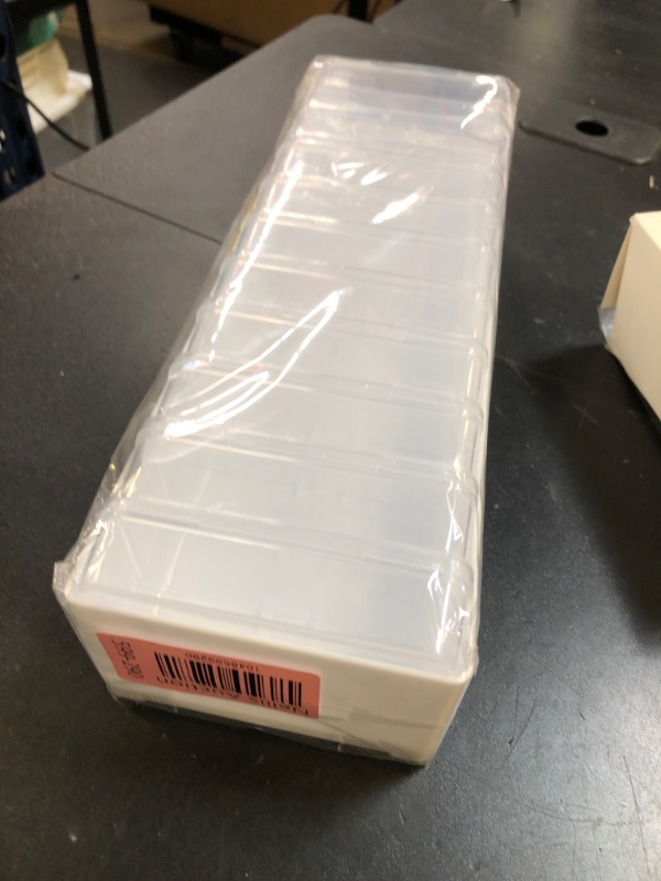 Photo 1 of 11 Box Cable Organizer Storage Box, Desktop Cable Management with Switch, Power Cord Organizer for Office,Home,Desk Accessories Storage Stationery Supplies and Accessories?Clear? (11 Box)