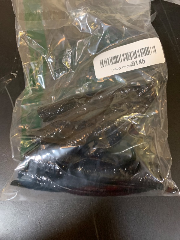 Photo 1 of 10PCS Long Finger Claws Fake Nail Rings Adjustable Women Halloween Costume Accessories Vampire Cosplay Black