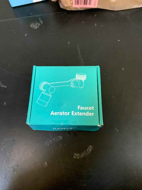 Photo 1 of 1080°Swivel Faucet Extender, Sink Water Faucet Aerator Extension in Brass, Swivel Robotic Arm Bathroom Faucet Extender, Kitchen Rotating Extension Filter with 2 Mode Splash