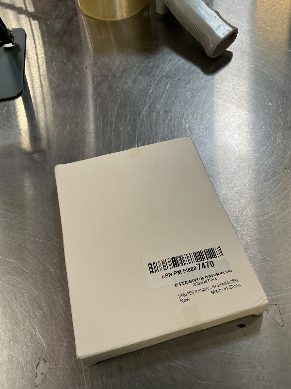 Photo 1 of [1000 PCS] Transparent Sticky Notes, 6 Sizes Clear Sticky Notes Pads, Waterproof Self-Adhesive Translucent Sticky Notes for Annotating Books, See Through Sticky Notes for School & Office