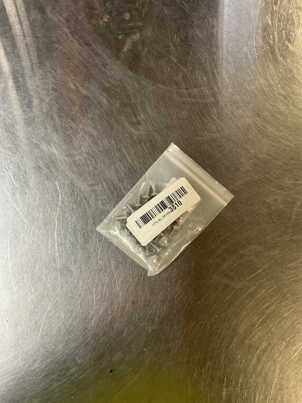 Photo 1 of #10-24 x 3/8" Pan Head Machine Screws, Full Thread, Stainless Steel 304 (18-8), Quantity 50