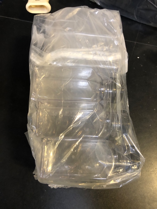 Photo 1 of 10 Pcs 8 oz Plastic Juice Bottle, Reusable Transparent Bulk Beverage Containers with Black Lids, Labels, Brush, and Silicone for Juice, Drinking Tea, Milk and Other Beverages, Fridge Storage