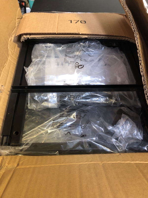 Photo 1 of Homsorout Rolling Kitchen Cart with Bread Box and 2 Pull-Out Wire Baskets - 4-Tier Storage Cart on Wheels with Lockable Casters, Wood Top and Metal Frame for Kitchen, Bathroom, and Pantry (Brown)