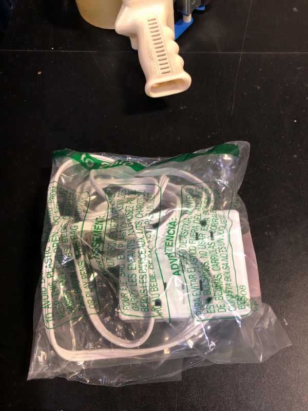 Photo 1 of 10Ft Extension Cord with Multiple Outlets, Flat Plug Surge Protector Power Strip 10 Ft Long Cord, 8 Outlets & 4 USB Ports (2 USB C), Desk Charging Station for Home Office, College Dorm Room Essentials