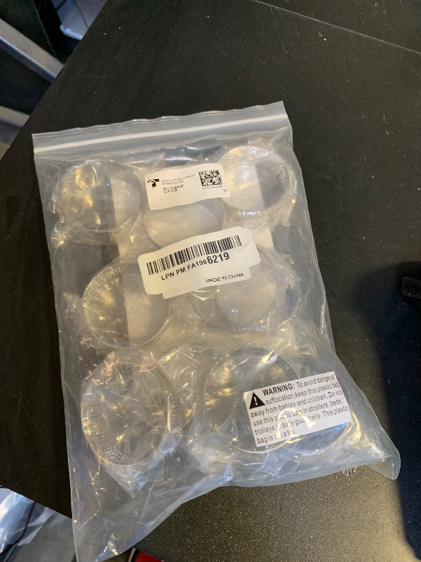 Photo 1 of 10 Pcs 1.98 Inch 304 Stainless Steel Tart Ring, Heat-Resistant Perforated Cake Mousse Ring, Round Ring Baking Small Fruit Tarte Crust Tools 5cm