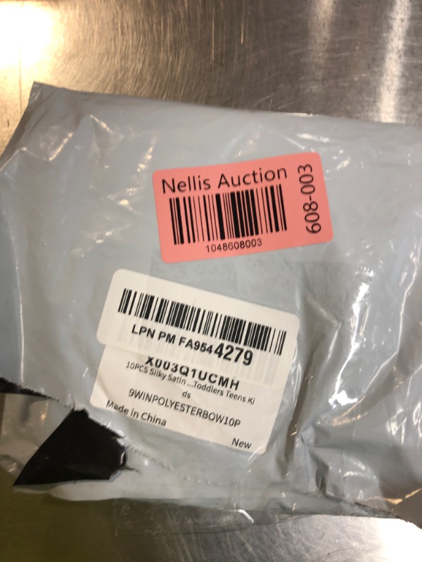 Photo 1 of 10PCS Silky Satin Hair Bows Hair Clip Ribbon Accessories Ponytail Holder Slides Metal Clips French Barrette Hair Bow for Women Girls Toddlers Teens Kids