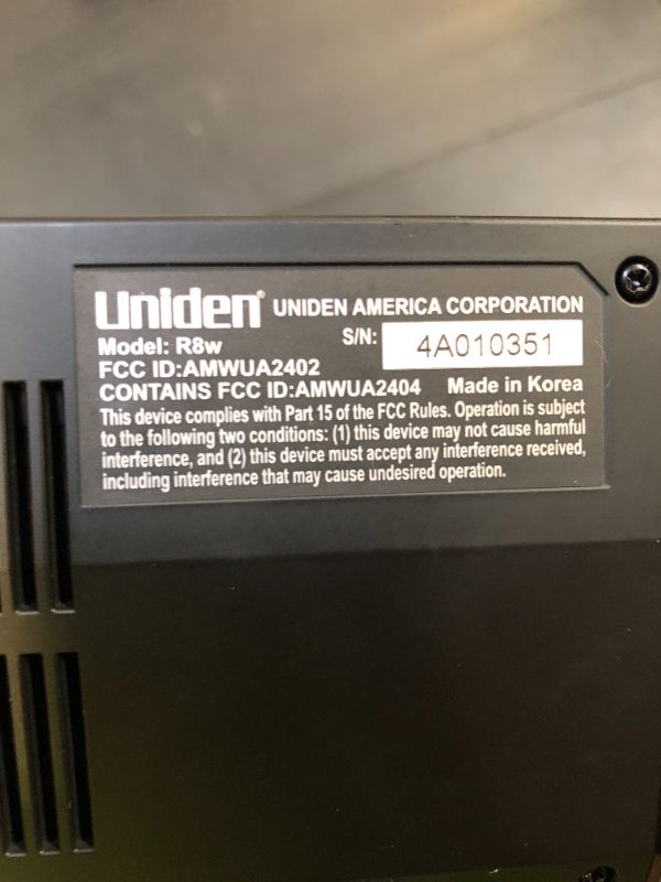 Photo 3 of Uniden R8W  Extreme Long Range Laser/Radar Detector, 360° Awareness, Directional Arrows, Wi-Fi, Bluetooth, GPS, Real-Time Voice Alerts, Red Light & Speed Camera Alerts, R/TACH App