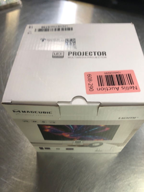 Photo 1 of ?Electric Focus?Magcubic Mini Projector 4K Support, Portable Projector with WiFi 6 and Bluetooth 5.4, Smart Proyector, 5W Soundbase Speaker, 180°Rotation for Home Theater