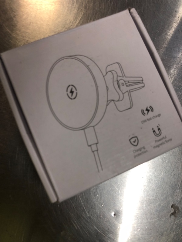 Photo 1 of Magnetic Wireless Car Charger Mount Compatible with Magsafe iPhone 15/ iPhone 14/iPhone 13, Fast Charging Air Vent Magnet Accessories Car Phone Holder