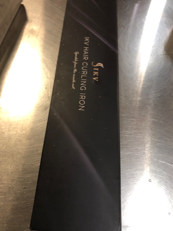 Photo 1 of 1 1/4 Inch Extra Long Barrel Curling Iron, Ceramic Tourmaline Curling Wand Professional Dual Voltage