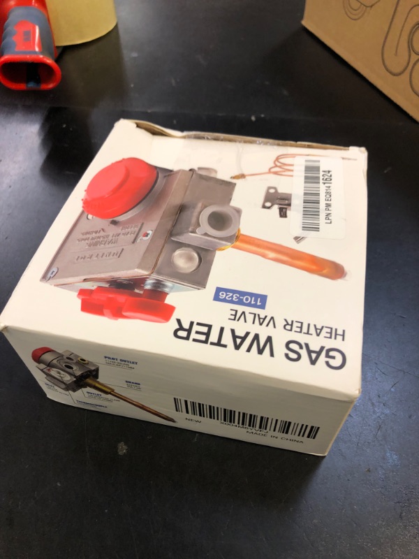 Photo 1 of 110-326 Gas Water Heater Control Valve w/Copper Probe Thermostat - Metal - Built for Durability & Precision