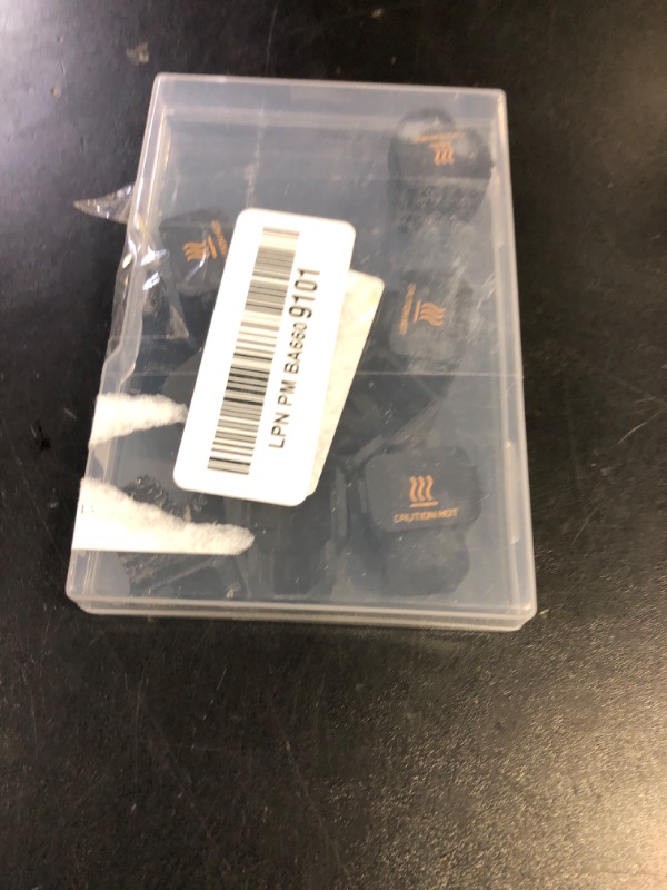 Photo 1 of 10Pcs Silicone Sock for Bambu Lab A1/A1 Mini, Hotend Heater Block Silicone Cover Nozzle 3D Printer Print Head Boot High Temperature Enclosure Black Accessories Parts Protecting Extruder Sleeve