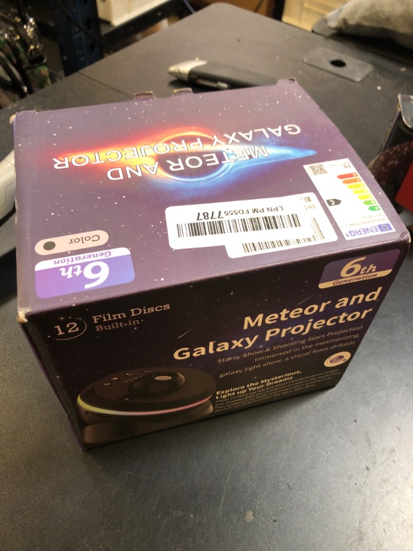 Photo 1 of [6th Gen Upgraded] Planetarium Galaxy Projector, 13 in 1 Star Light Projector Starry Sleep Night Light with Dynamic Meteors,360° Rotation Nebula,4K HD&Large Scale Projection for Bedroom Decor?Kids
