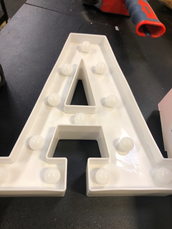 Photo 1 of Letter Lights Sign, Light Up