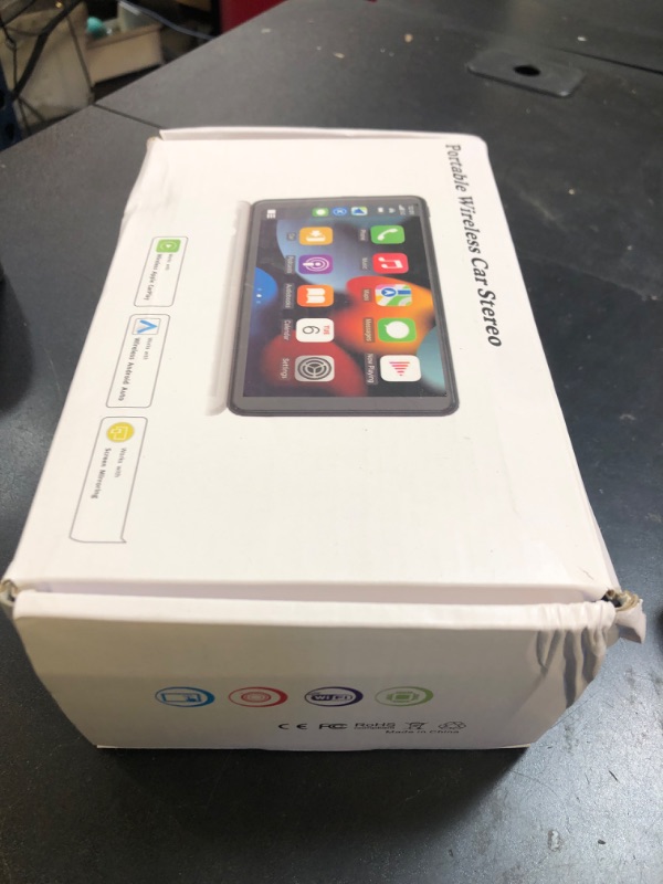 Photo 1 of ?Hieha? 2025 Wireless Portable Carplay and Android Auto, Carplay Screen for Car with Mirror Link/AUX/FM,7" Touchscreen Bluetooth 5.0, Marine Stereos for All Vehicles