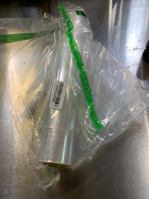 Photo 1 of 100 ft Clear Cellophane Wrap Roll (31.5 in x 100 ft) - 3 Mil Thicken Cellophane Roll, Clear Cellophane Bags Large, Clear Wrapping Paper for Flower Gift Baskets Wrap (31.5" fold into 16")