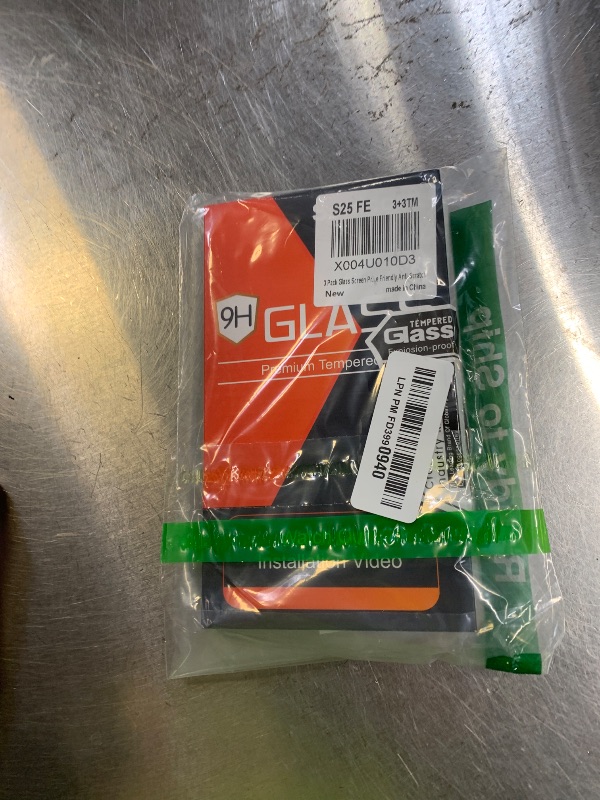 Photo 1 of 3 Pack Glass Screen Protector for Samsung Galaxy S25 FE [6.7 inch] + 3 Pack Camera Lens Protector, 9H Tempered Glass, Fingerprint Unlock, HD Clear Case Friendly Anti-Scratch