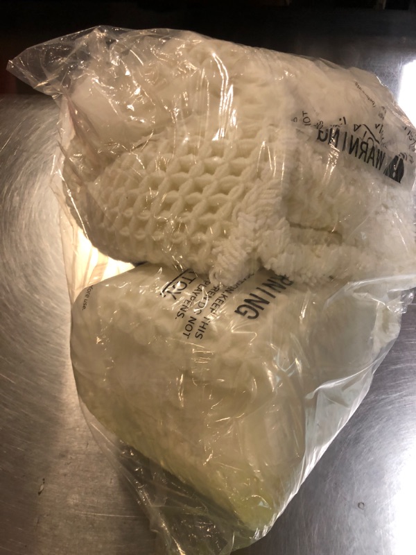 Photo 1 of TYUU Cream White Bathroom Rugs, Waffle Bath Mat Non Slip Washable Super Absorbent Quick Dry Boho Farmhouse Bathroom Decor, 30"x20" Cream White