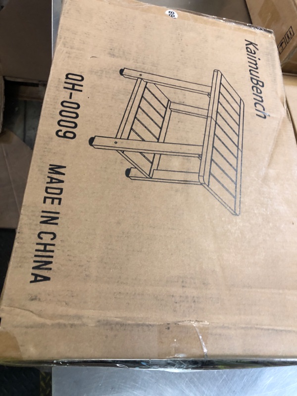 Photo 1 of **SOLD FOR PARTS** Shower Bench for Inside Shower, HDPS Shower Stool for Shaving Legs, Waterproof White Poly Bathroom Chair Seat, 2 Tier Foot Rest with Shelf & Adjustable Feet, Non-Slip