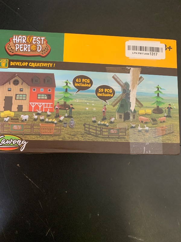 Photo 1 of
Peagprav Farm Animals Figurines Toys -140 pcs Toy Set Barn Toy Horse Stable Tractor Trailer Windmill Farmer Fence Playset for Kids Toddlers Boy Girl 3-7...