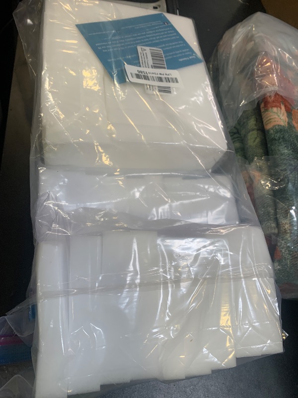 Photo 1 of (50 Pack) Extra Large Eraser Sponge - Extra Thick, Long Lasting, Melamine Sponges in Bulk Boat Eraser Multi Surface Scrubber Foam Cleaning Pads - Bathtub, Floor, Baseboard, Bathroom, Wall Cleaner