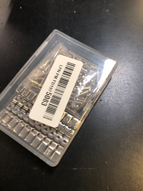 Photo 1 of 10 Pcs Fixed Bridge Jumper, FBI-10-6 Fixed Bridge Connectors for DIN Rail Terminal Blocks, Insert-Pull Bridging, Compatible with UK2.5B and UK5N, 10 Pole, 100 Screws Included