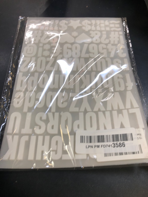 Photo 1 of 1070Pcs Iron on Letters 10 Sheets 1 Inch Iron on Letters and Numbers for Clothing Small Vinyl Letters A-Z Heat Transfer Letters 0-9 Heat Press Alphabet Stickers for T-Shirt Fabric DIY Craft (White)